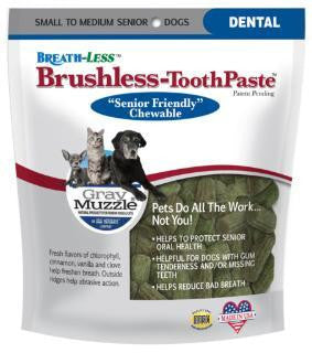 Ark Naturals Gray Muzzle - Breathless Brushless Toothpaste Small-Medium Senior Dogs 4.1Z Discount