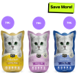 Kit Cat Chicken & Tuna, Chicken & Salmon and Classic Tuna Cat Wet Food Combo Online Sale