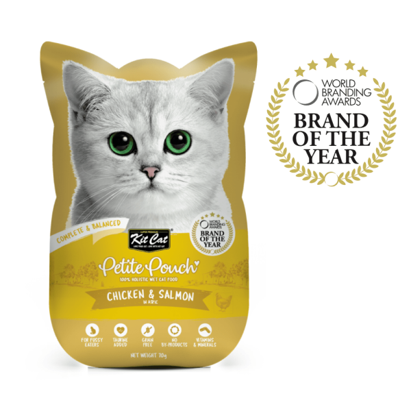 Kit Cat Tuna & White Fish, Chicken & Salmon and Classic Tuna Cat Wet Food Combo Online Sale