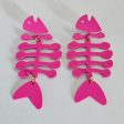 Pendientes largos de hueso de pescado Online Hot Sale