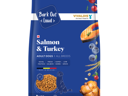 Bark Out Loud Salmon & Turkey Adult Dog Dry Food Fashion