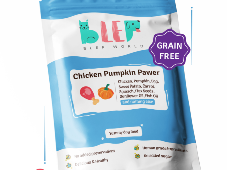 BLEP Chicken & Pumpkin Pawer Dog Wet Food (200g) Online