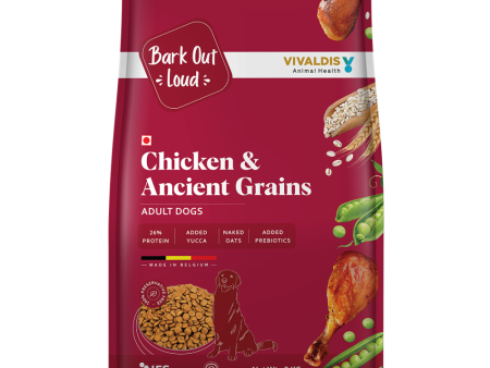 Bark Out Loud Chicken & Ancient Grains Adult Dog Dry Food Fashion