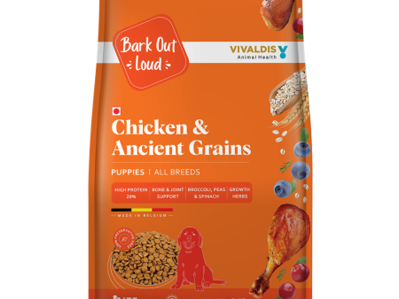 Bark Out Loud Chicken & Ancient Grains Puppy Dry Food Online Hot Sale