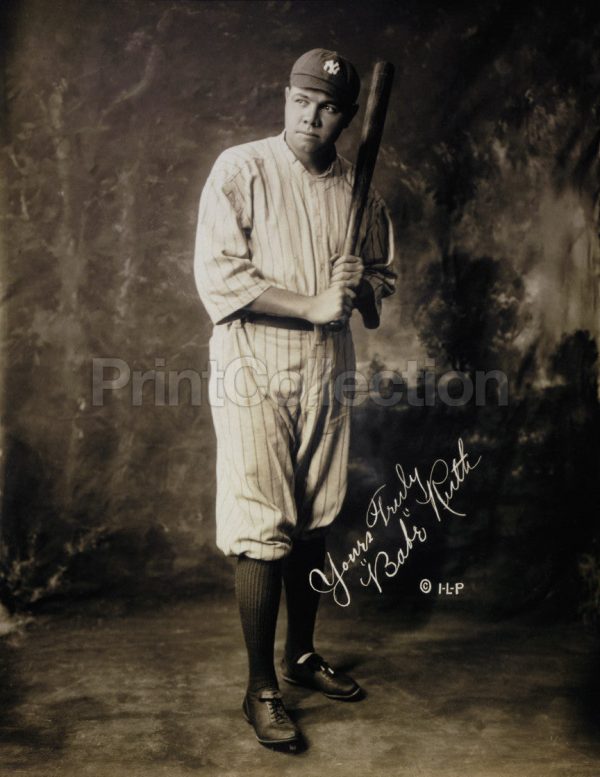 Babe Ruth Portrait, 1920 Online now