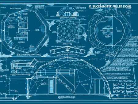 Buckminster Fuller Dome Drawings Sale