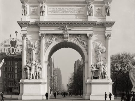 Dewey Arch, New York looking North on Sale