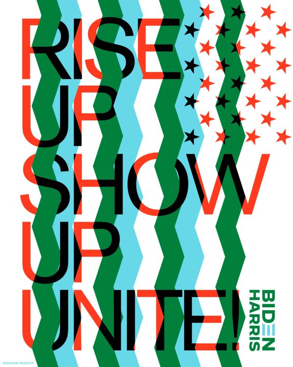 Rise up Show Up Unite! by Julian Montague, Green | Red Online Sale