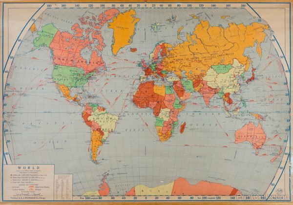 World Map 1953 Online