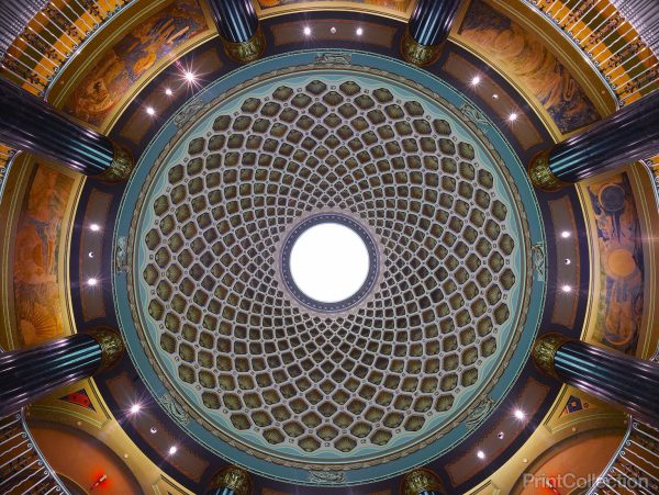 Lobby Ceiling, U.S. Custom House, Philadelphia, Pennsylvania For Cheap