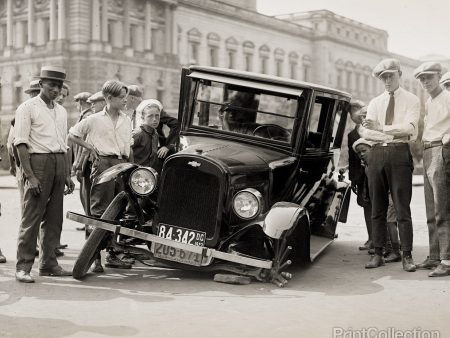 Auto Wreck, Washington DC, 1923 Supply