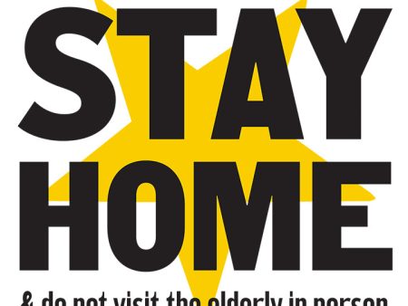 Stay at Home, COVID-19 PSA Poster by P22 For Sale