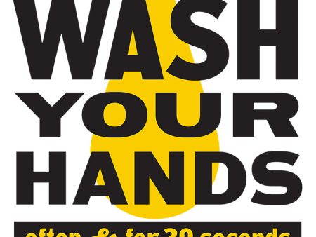 Wash Your Hands, COVID-19 PSA Poster by P22 Online Sale