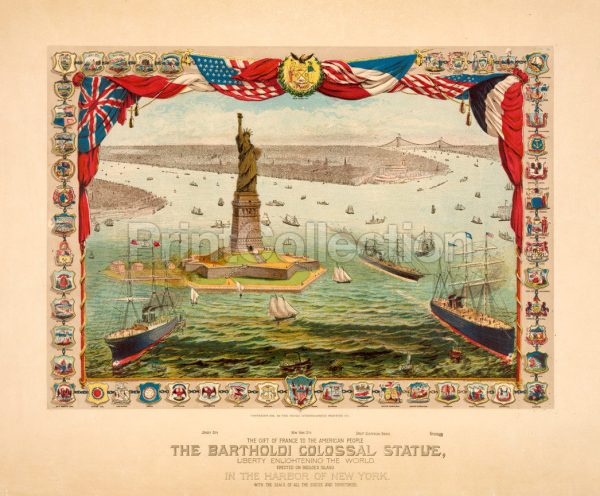 Bartholdi Colossal Statue, Liberty Hot on Sale