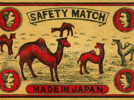 Camel Safety Match, Japan on Sale