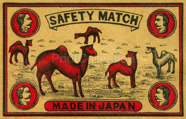 Camel Safety Match, Japan on Sale