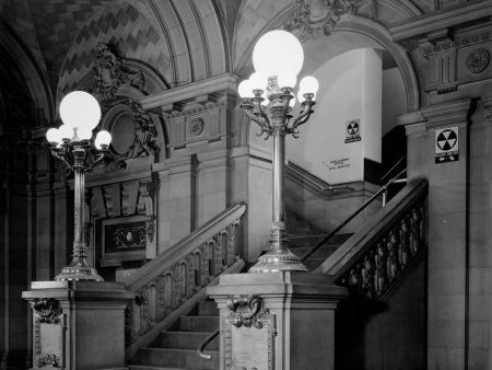 Binghamton City Hall, Collier Street, Binghamton, Broome, NY, Main Staircase Cheap