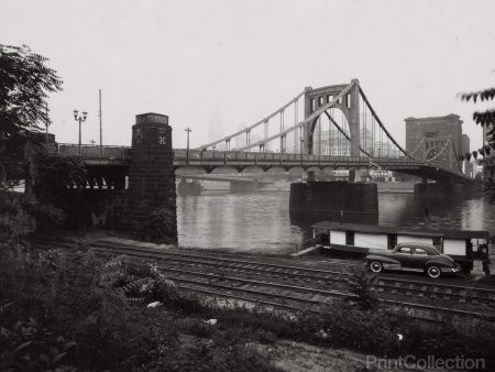 Car Bridge River, Pittsburgh, PA, W. Eugene Smith on Sale