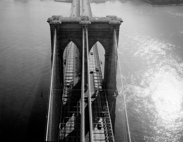 Brooklyn Bridge Tower Aerial Hot on Sale