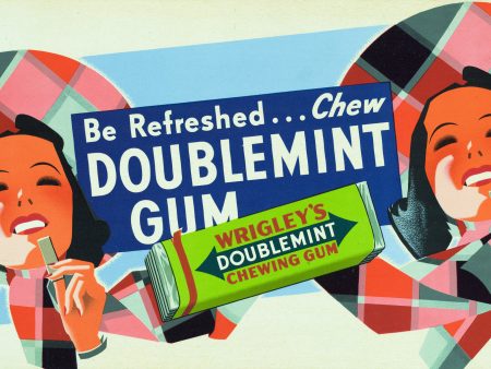 Wrigley s Double Mint Gum: Be refreshed . . . Online Hot Sale