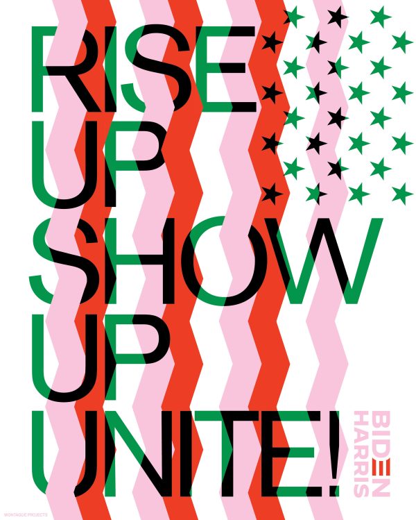 Rise up Show Up Unite! by Julian Montague, Red | Green For Discount