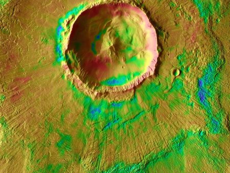 Bacolor Crater: Icy Impact in Utopia Supply