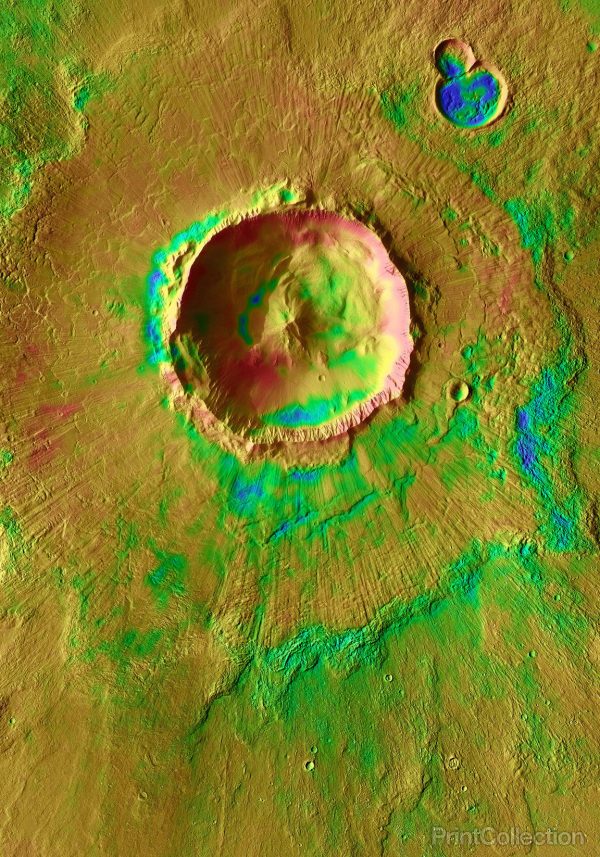 Bacolor Crater: Icy Impact in Utopia Supply