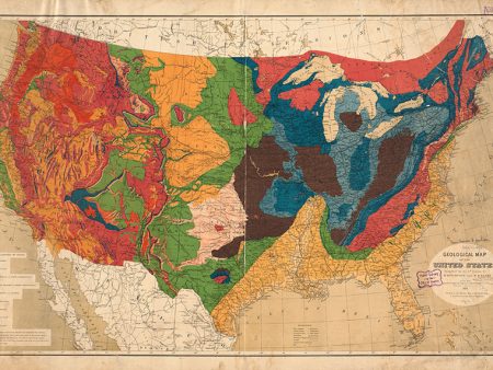 1872 Geological map of the United StatesDescription Online