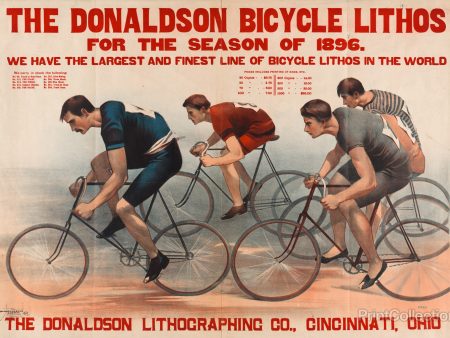 Donaldson Bicycle Lithos for 1896 Season Hot on Sale