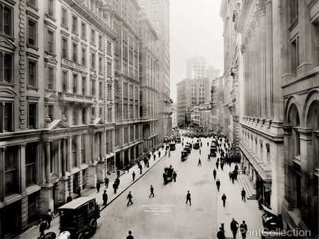 Broad Street South from Wall Street Online Sale