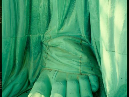 Detail of right foot, December 1985  July IV. MDCCLXXVI,  March 1985, Statue of Liberty Discount