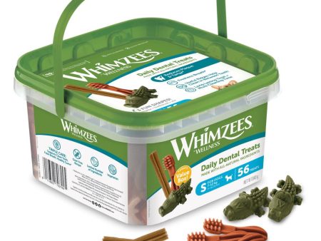 $10 OFF: Whimzees Variety Value Box Small Grain-Free Dental Dog Treats 56pc Hot on Sale