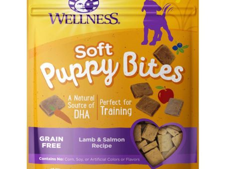 20% OFF: Wellness Soft Puppy Bites Lamb & Salmon Recipe Grain-Free Dog Treats 3oz Online now