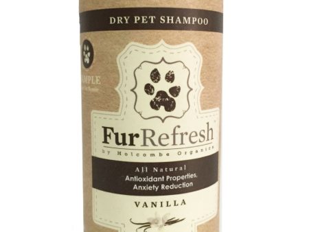 Holcombe Organics Fur Refresh Dry Pet Shampoo (Vanilla) 115g Hot on Sale