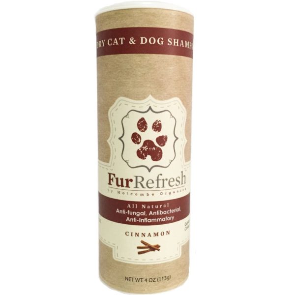 Holcombe Organics Fur Refresh Dry Pet Shampoo (Cinnamon) 115g Hot on Sale