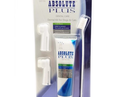 Absolute Plus Dental Kit For Cats & Dogs (Mint Flavour) For Discount