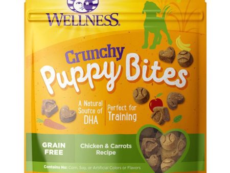 20% OFF: Wellness Crunchy Puppy Bites Chicken & Carrots Recipe Grain-Free Dog Treats 6oz on Sale