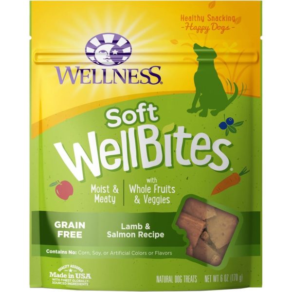 20% OFF: Wellness Rewarding Life (WellBites) Lamb & Salmon Recipe Grain Free Dog Treats 6oz Fashion