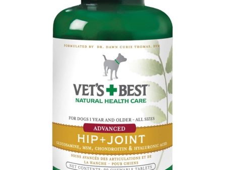 Vet s Best Advanced Hip & Joint Chewable Tablets For Dogs 90 tab Supply