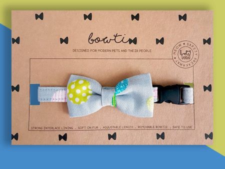 Bowtix Handmade Cat Collar With Removable Bowtie - Color Pops For Discount