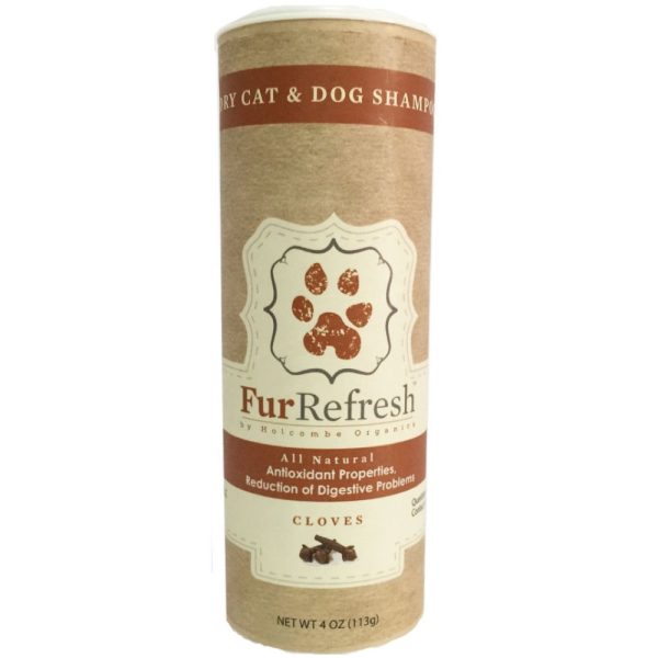 Holcombe Organics Fur Refresh Dry Pet Shampoo (Clove) 115g Online Hot Sale