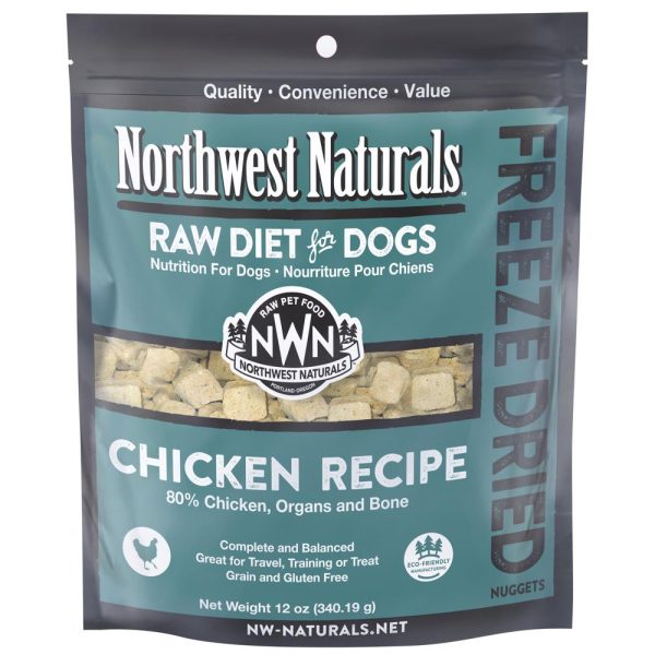 BUNDLE DEAL : Northwest Naturals Chicken Freeze Dried Raw Diet Dog Food For Discount