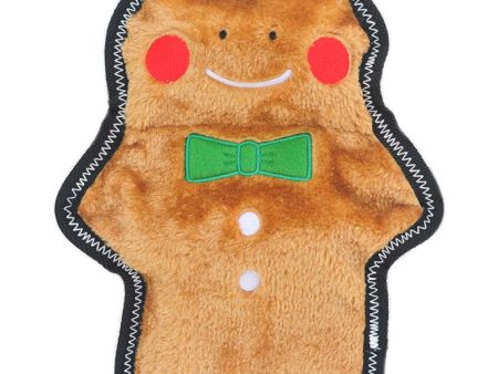 ZippyPaws Christmas Z-Stitch Gingerbread Man Dog Toy Online Sale