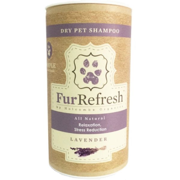 Holcombe Organics Fur Refresh Dry Pet Shampoo (Lavender) 115g Cheap