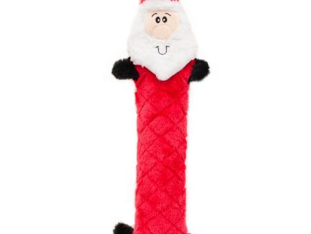 ZippyPaws Christmas Jigglerz Santa Dog Toy Online Sale